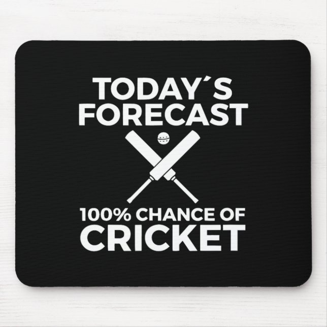 Cricket Athlete  Mouse Mat (Front)