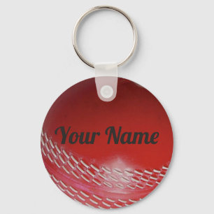 Cricket Ball Key Chain with Your Name