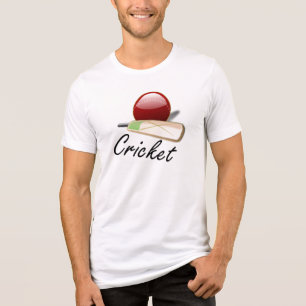 Cricket - Bat and Ball Tri-Blend Shirt