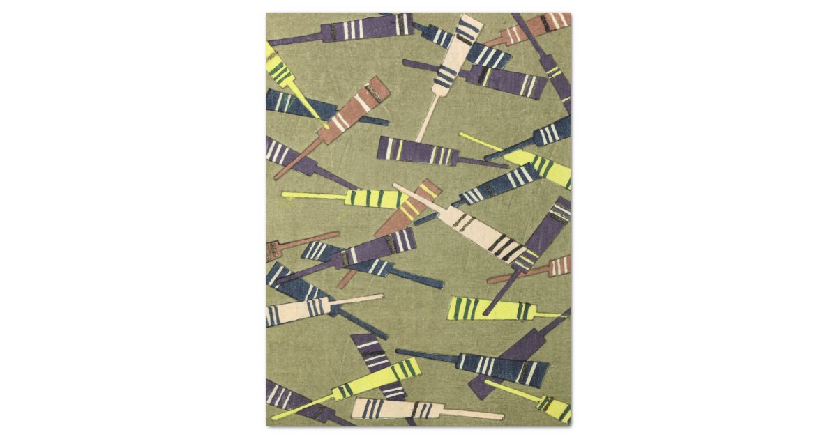 Cricket Bat Pattern Gift Wrapping Tissue Paper Zazzle