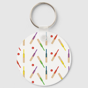 Cricket bats/ balls Key Chain