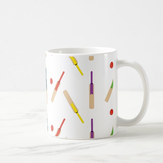 Cricket bats/ balls Mug (Right)