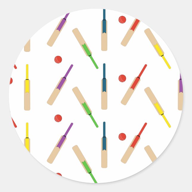 Cricket bats/ balls Stickers (Front)