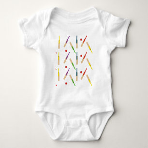 Cricket bats/ balls Vest Baby Bodysuit