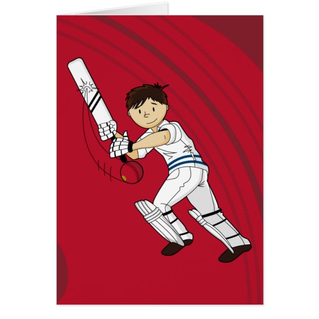 Cricket Batsman Card (Front)