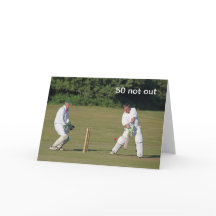 Cricket birthday card