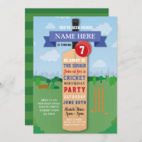 Cricket Birthday Party Sports Winner Match