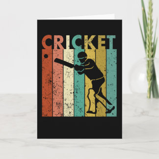Cricket Bowler Bat Cricketer Gift Card
