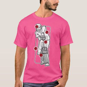 Cricket Bowler Target Practice 2 Cricket Fan T-Shirt