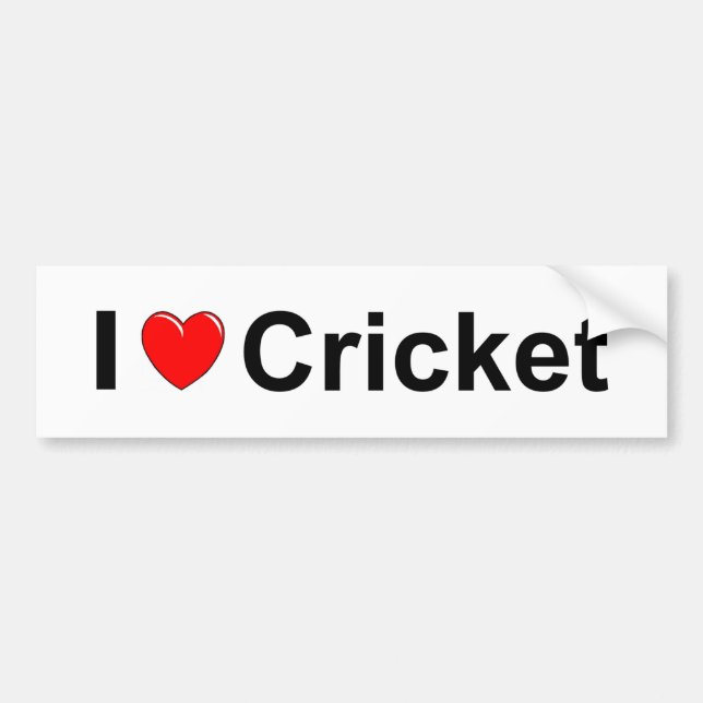 Cricket Bumper Sticker (Front)