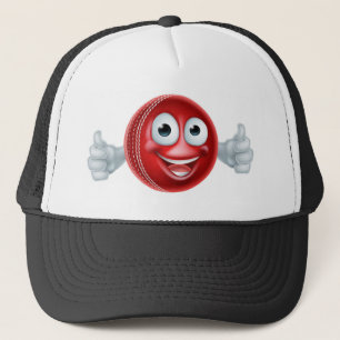 Cricket Cartoon Character Ball Trucker Hat