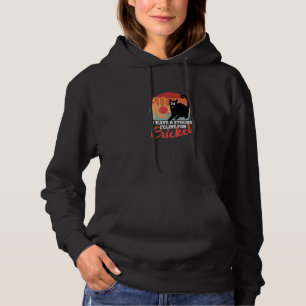 Cricket cat feline cricket fans cat owners men wom hoodie