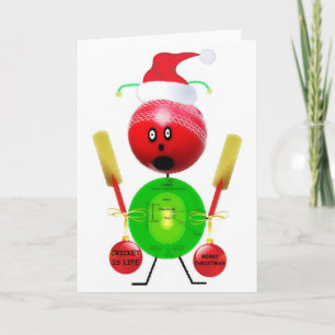 Cricket Christmas Holiday Card