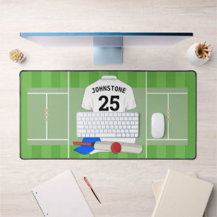 Cricket club fan/player desk mat