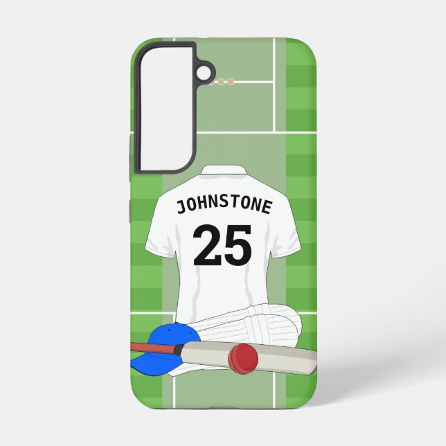 Cricket club fan/player samsung galaxy s22 case (Back)