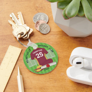 Cricket club Team awards v4 Key Ring