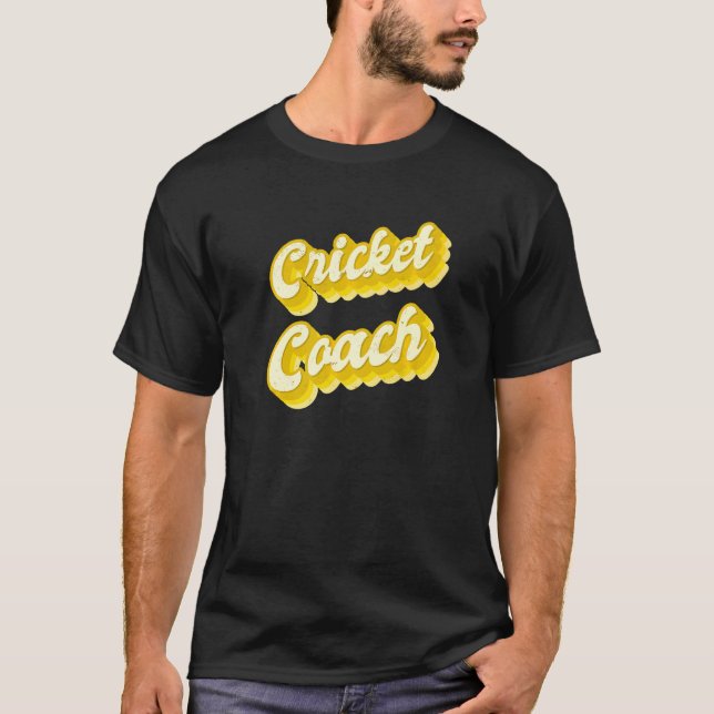 Cricket Coach  8 T-Shirt (Front)