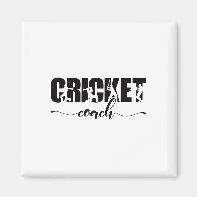 Cricket Coach  Magnet (Front)