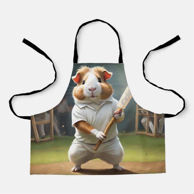 Cricket Craze: The Guinea Pigs Big Match Apron (Front)