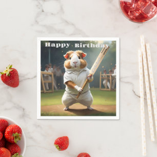 Cricket Craze: The Guinea Pigs Big Match, Napkin