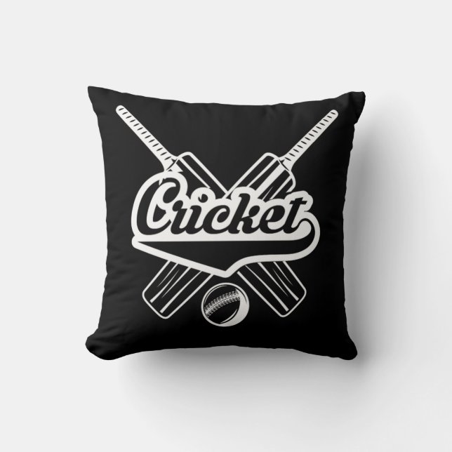 Cricket Cricketer Cushion (Front)