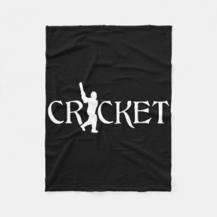 Cricket Cricketing Cricket Sport Cricket Player 1 Fleece Blanket