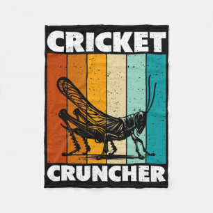 Cricket Cruncher  Fleece Blanket