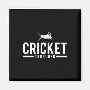 Cricket Cruncher Funny Insect Graphic Magnet