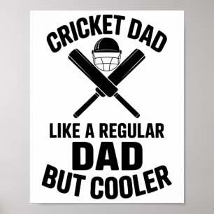 Cricket Dad Funny Cricket 1 Poster