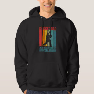 Cricket Dad  Player Coach Sports  Graphic Hoodie