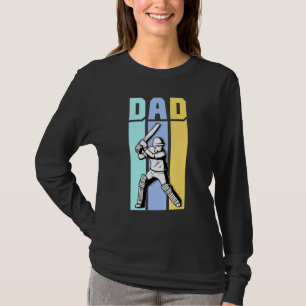 Cricket Dad Sport Jersey Cricket Ball Shoes T-Shirt
