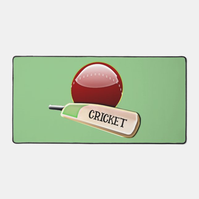 Cricket Design Desk Mat (Front)