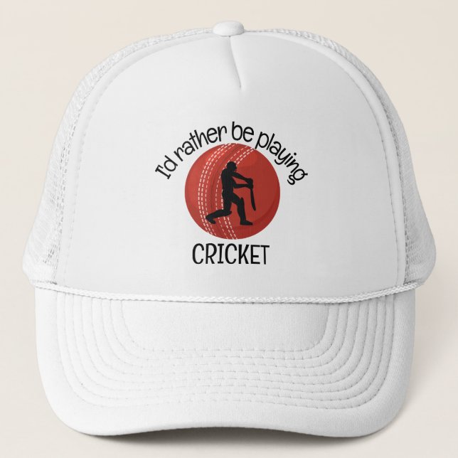 Cricket Design Hat (Front)