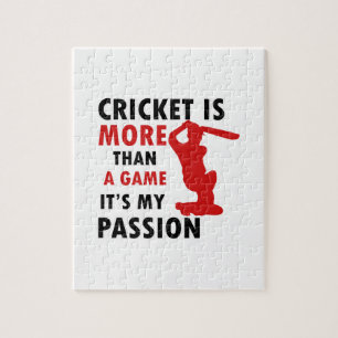 cricket design jigsaw puzzle