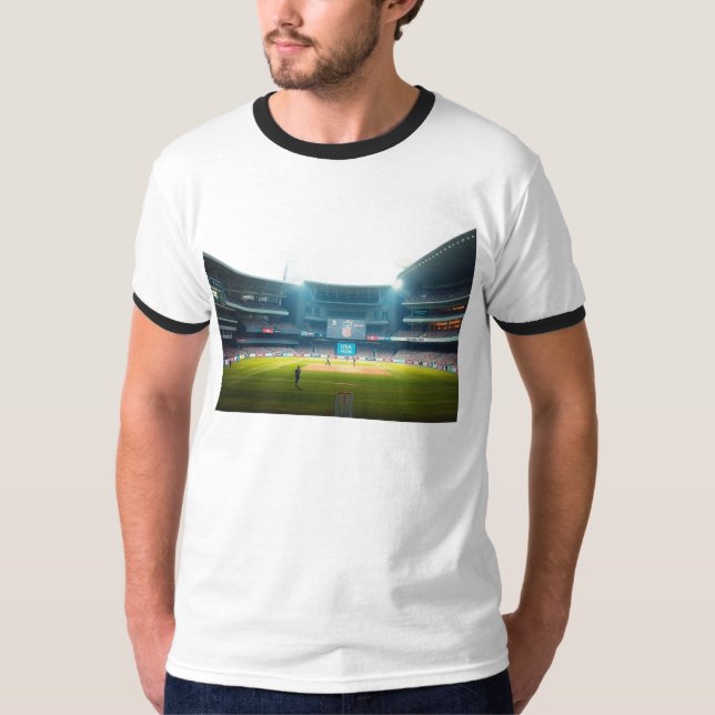 cricket design t-shirt  (Front)