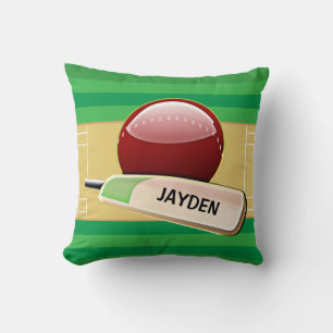 Cricket Design Throw Pillow