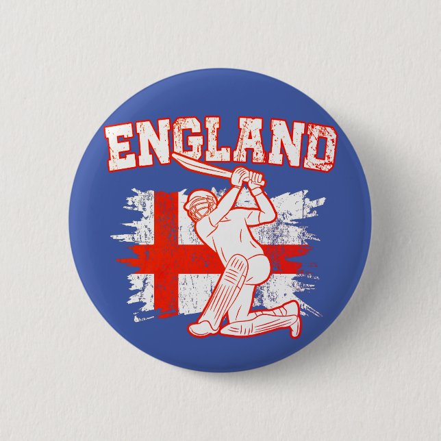 Cricket England, Barmy Army members 6 Cm Round Badge (Front)