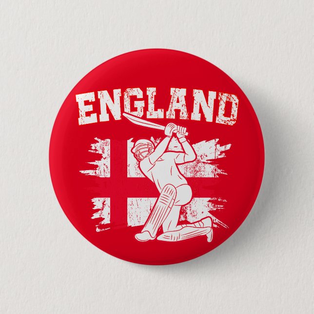 Cricket England, Barmy Army members 6 Cm Round Badge (Front)