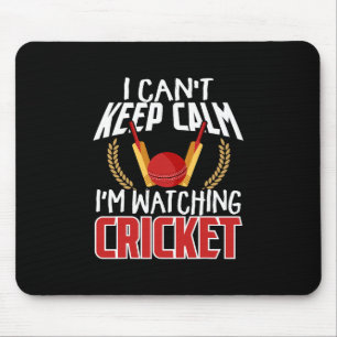 Cricket Fan Apparel Pionate Cricket Player Cricket Mouse Mat