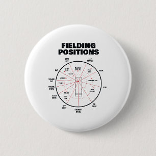 Cricket Fielding Positions Shirt Fielder Cricket  6 Cm Round Badge