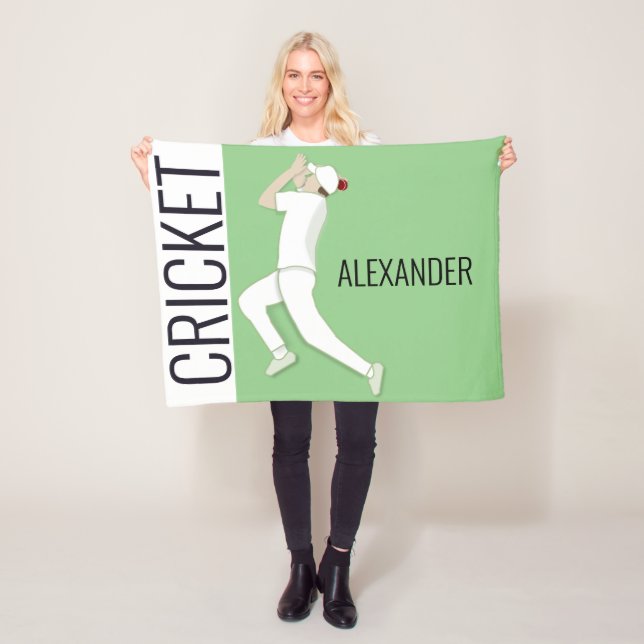 Cricket Fleece Blanket (In Situ)