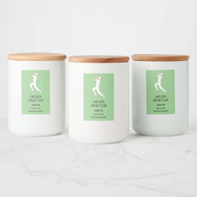 Cricket Food Label (Bottles)