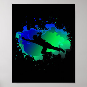 Cricket For Cricketer Fielder Boys Retro Cricket Poster