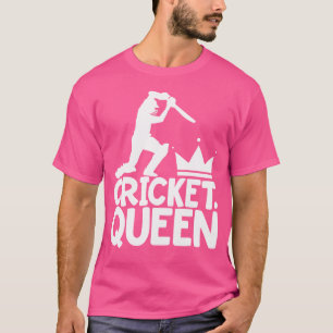 Cricket Game For Men Cricket Queen T-Shirt