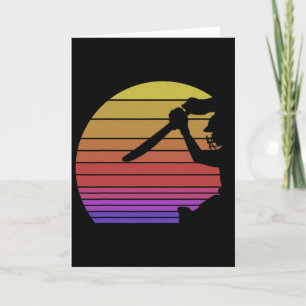 Cricket Game Gifts For Men Cricket Retro Vintage 2 Card