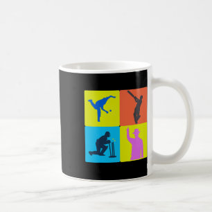 Cricket Gear Retro Vintage Cricket Jersey Coffee Mug