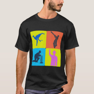 Cricket Gear Retro Vintage Cricket Jersey T-Shirt