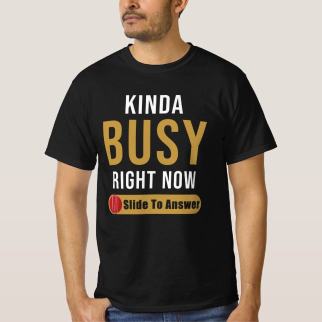 Cricket Gift Funny Saying T-Shirt (Front)