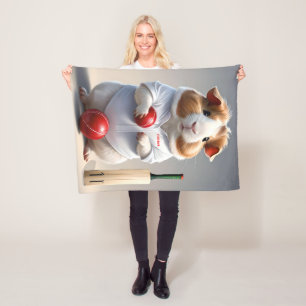 Cricket Guinea Pig, Fleece Blanket