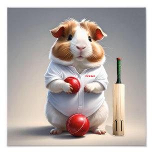 Cricket Guinea Pig, Photo Print